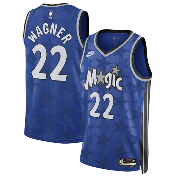 Orlando Magic #22 Franz Wagner Blue 2023-24 Classic Edition Stitched Jersey - Zenithce