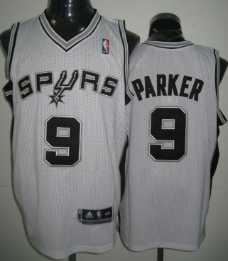 San Antonio Spurs #9 Tony Parker White Swingman Jersey - Zenithce