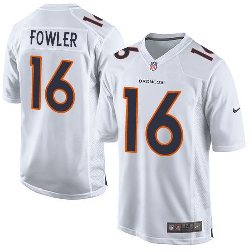 Broncos #16 Bennie Fowler White Stitched Game Event Nike Jersey - Zenithce