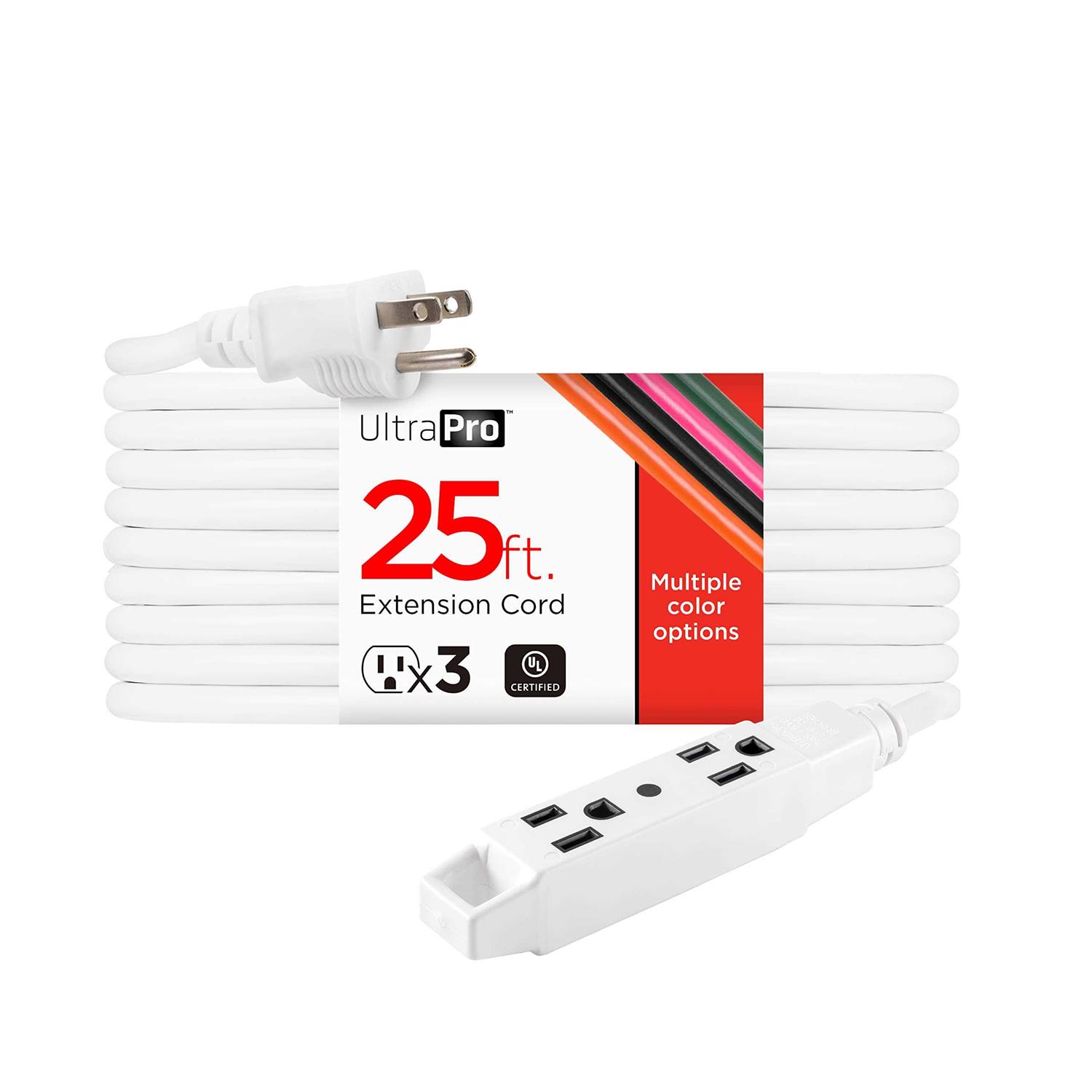 UltraPro Extension Cord 3-Outlet Power Strip - Zenithce