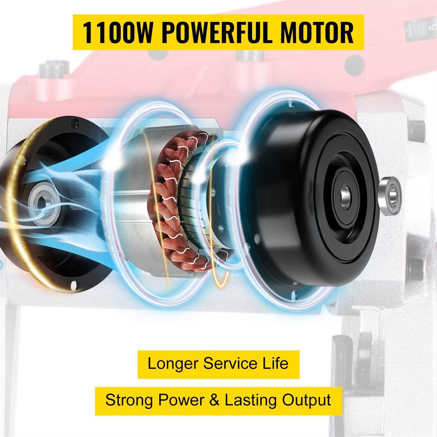 VEVOR Portable 58 16mm 5 Rebar Cutter Metal Rod Cutting Electric 110V RC-16GJQGJYELLOW1V1 - Zenithce