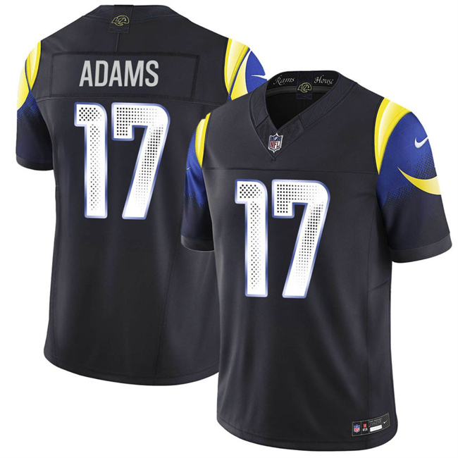 Los Angeles Rams #17 Davante Adams midnight blue 2025 F.U.S.E. “Rivalries” Vapor Limited Stitched Jersey - Zenithce