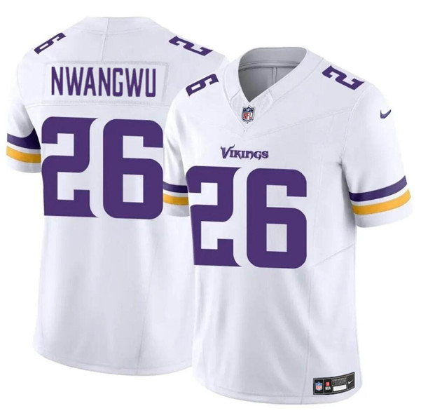 Minnesota Vikings #26 Kene Nwangwu White 2023 F.U.S.E. Vapor Untouchable Limited Stitched Jersey - Zenithce