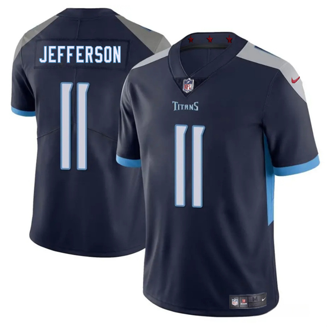Tennessee Titans #11 Van Jefferson Navy 2025 Vapor Untouchable Stitched Jersey - Zenithce
