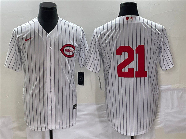 Cincinnati Reds #21 Hunter Greene White Field Of Dreams Stitched Jersey - Zenithce