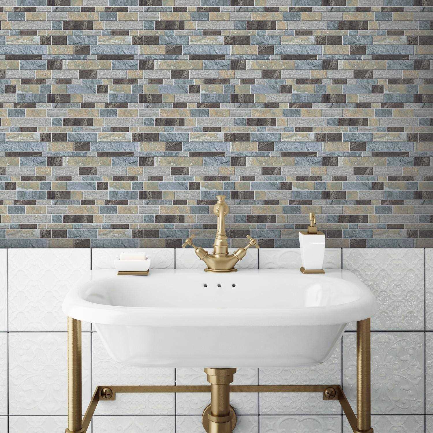 RoomMates Amalfi Green Peel And Stick Floor Tile - Zenithce