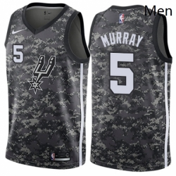 San Antonio Spurs 5 Dejounte Murray Swingman Camo Jersey City Edition - Zenithce