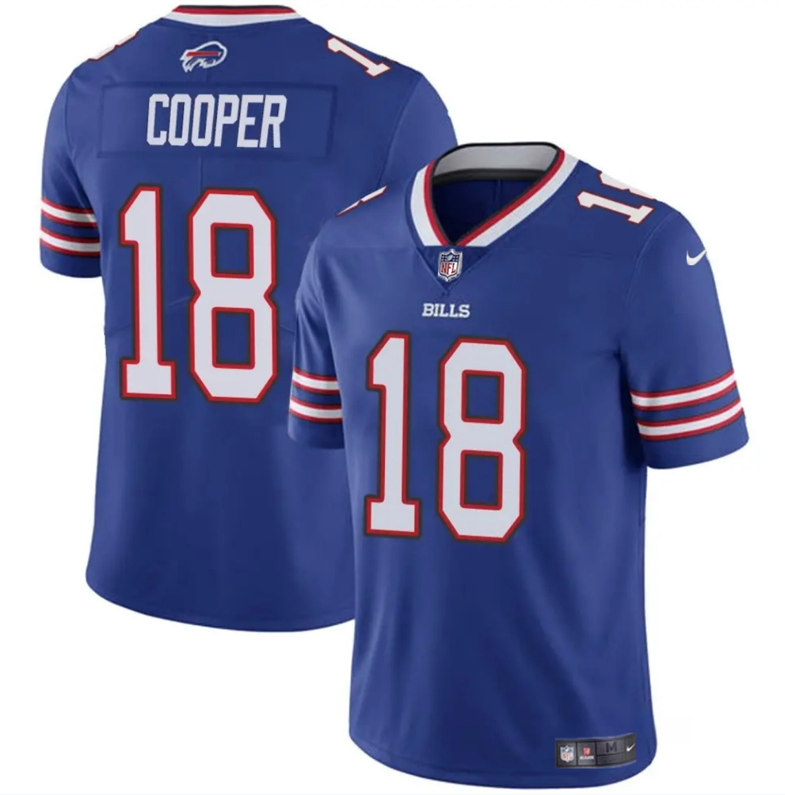 Buffalo Bills #18 Amari Cooper Royal 2024 Vapor Untouchable Limited Stitched Jersey - Zenithce