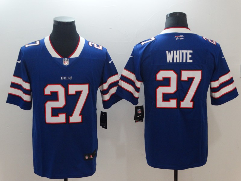 Bills #27 Tre'Davious White Royal Vapor Untouchable Limited Stitched Jersey - Zenithce
