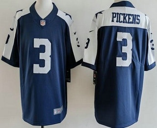 Dallas Cowboys #3 George Pickens Limited Navy Alternate Vapor Jersey - Zenithce