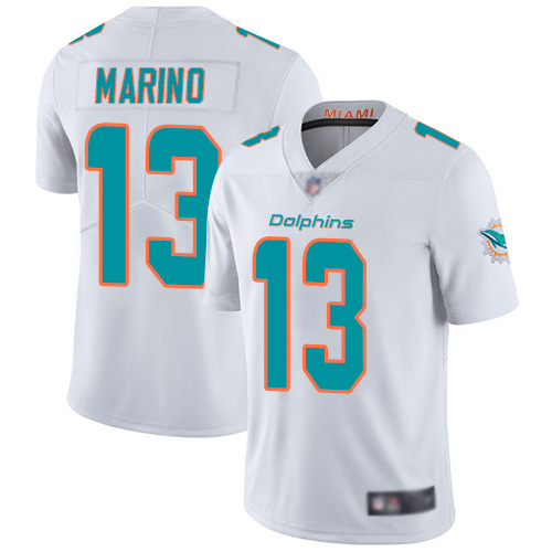 Miami Dolphins #13 Dan Marino White Vapor Untouchable Player Limited Jersey - Zenithce