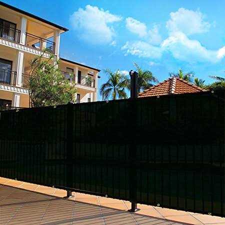 Shade&beyond 50′ Fence Privacy Screen Heavy Duty Gsm Fencing Mesh Shade Net Cover For Wall Garden Yard Outdoor - Zenithce
