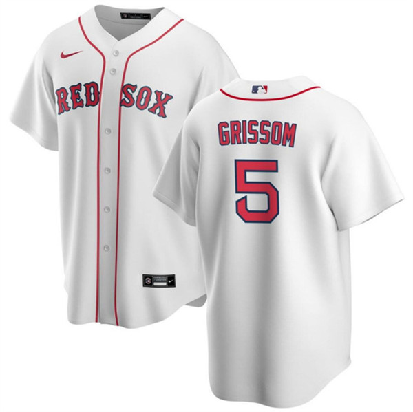 Boston Red Sox #5 Vaughn Grissom White Cool Base Stitched Jersey - Zenithce