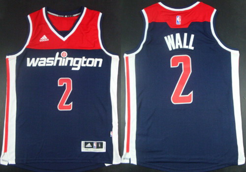 Washington Wizards #2 John Wall Revolution 30 Swingman 2014 New Navy Blue Jersey - Zenithce
