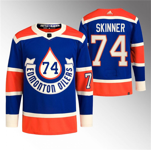 Edmonton Oilers #74 Stuart Skinner 2023 Royal Heritage Classic Primegreen Stitched Jersey - Zenithce