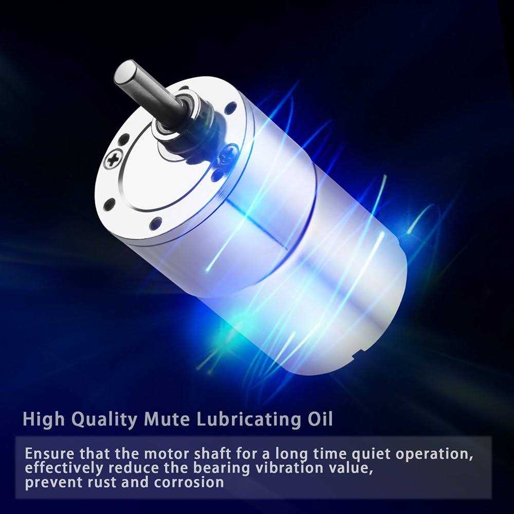 Greartisan Dc 12v Gear Motor High Torque Electric Micro Speed Reduction Geared Motor Centric Output Shaft 37mm Diameter Gearbox - Zenithce
