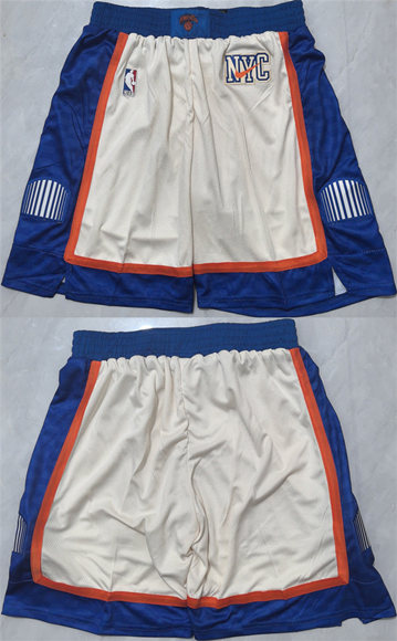 New Yok Knicks White 2026 Shorts (Run Small) - Zenithce