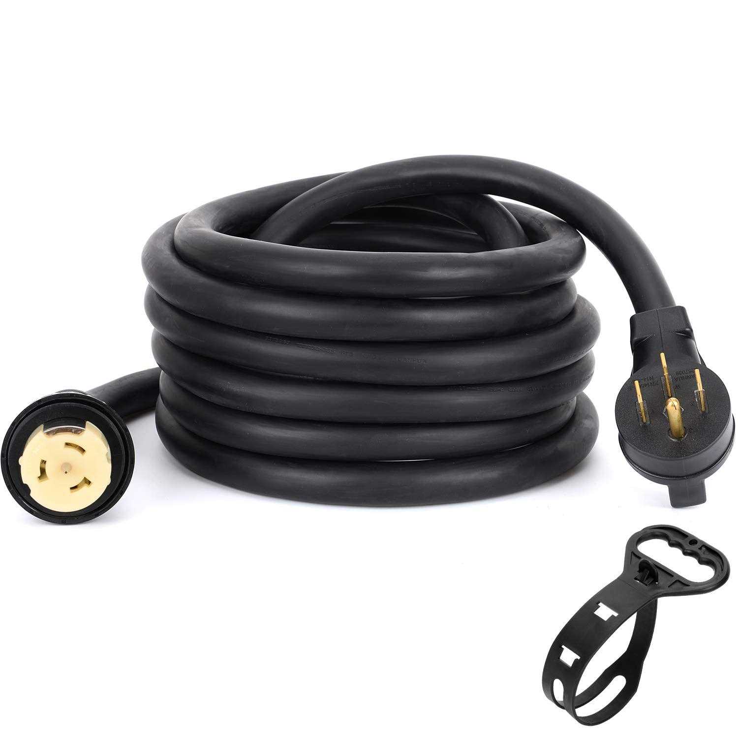 S7 20 Amp 15-FT 12/3 Heavy Duty SJTW Indoor/Outdoor Extension Cord with LED - Zenithce