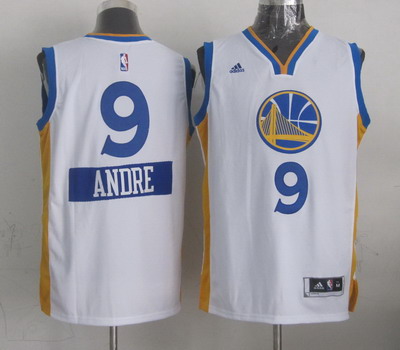 Golden State Warriors #9 Andre Iguodala Revolution 30 Swingman 2014 Christmas Day White Jersey - Zenithce