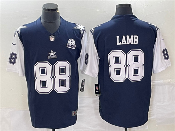 Dallas Cowboys #88 CeeDee Lamb Navy 2023 F.U.S.E. With 1960 Patch Vapor Limited Stitched Jersey - Zenithce