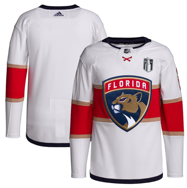 Florida Panthers Blank White 2023 Stanley Cup Final Stitched Jersey - Zenithce
