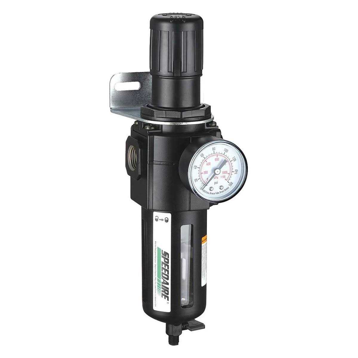 SPEEDAIRE Compressed Air Regulator Aluminum 1/8 in NPT 4ZM07 - Zenithce