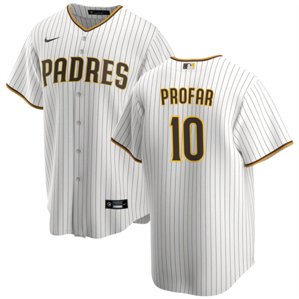 San Diego Padres #10 Jurickson Profar White Cool Base Stitched Jersey - Zenithce