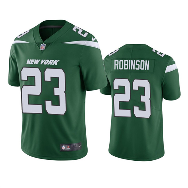 New York Jets #23 James Robinson Green Vapor Untouchable Limited Stitched Jersey - Zenithce