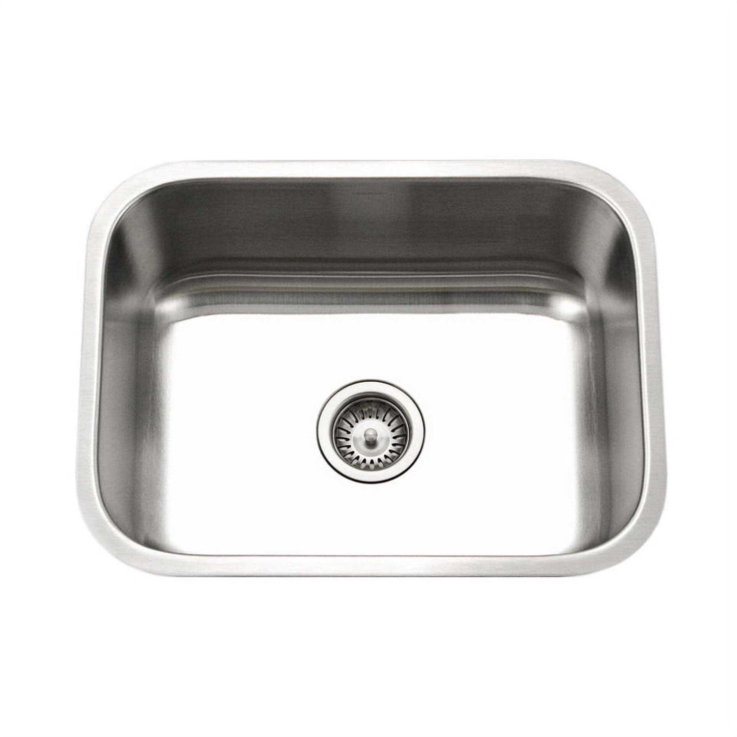 Houzer ED-3108-1 Elite Series Undermount Stainless Steel 50/50 Double Bowl Kitchen Sink - Zenithce