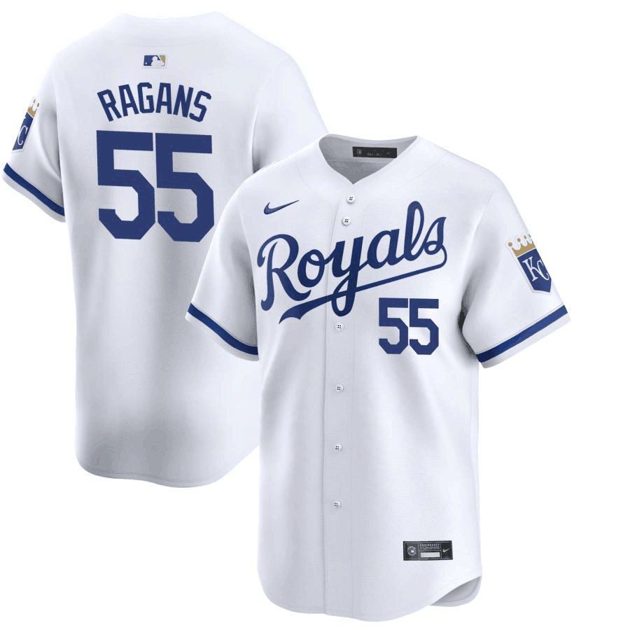 Kansas City Royals #55 Cole Ragans White 2024 Home Limited Cool Base Stitched Jersey - Zenithce