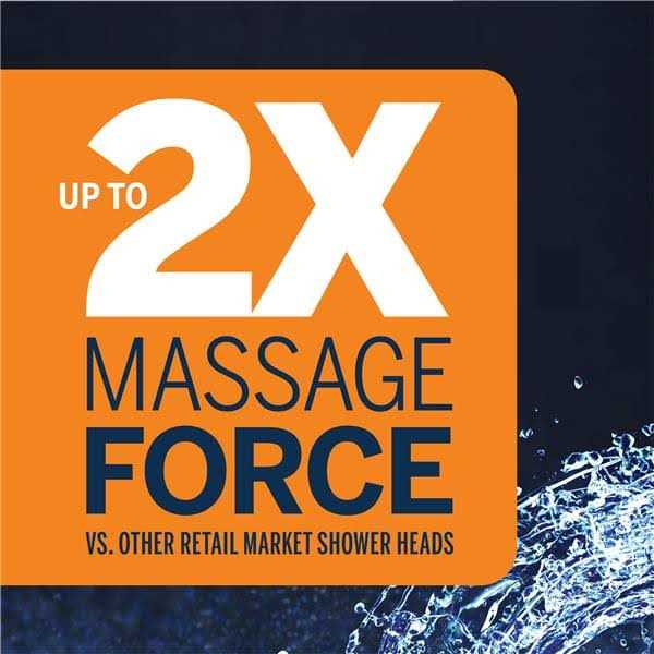 Waterpik 7-Mode Powerpulse Massage Hand Held Shower Head - Zenithce