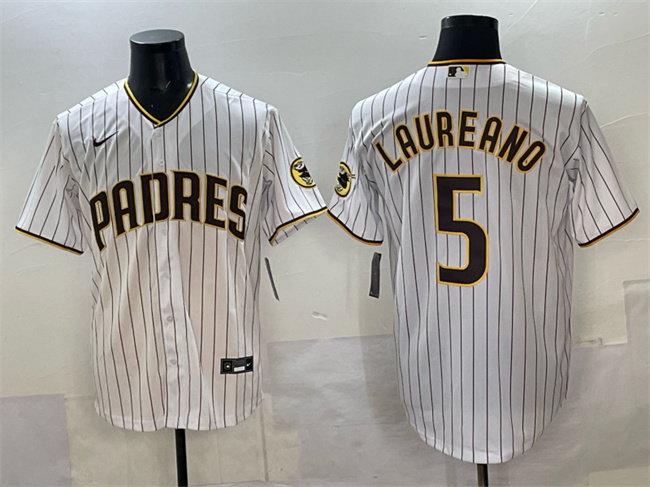 San Diego Padres #5 Ramón Laureano White Cool Base Stitched Jersey - Zenithce