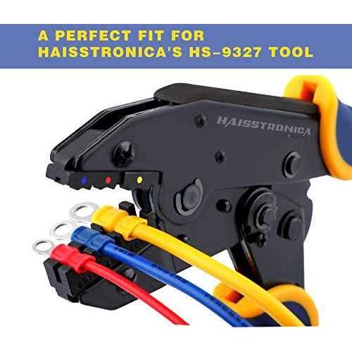 haisstronica 280PCS Marine Grade Heat Shrink Wire Connectors-Electrical Connectors Kit of Tinned Red Copper,Crimp Insulated Ring Fork Spade Butt - Zenithce