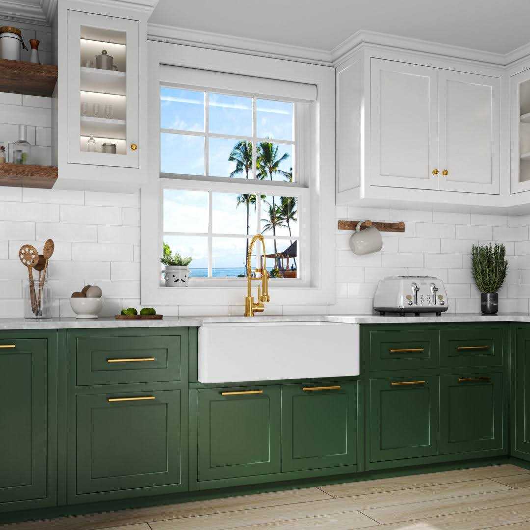 HOROW White Fireclay 33 in. Double Bowl Farmhouse Apron Kitchen Sink Workstation Kitchen Sink with Bottom Grid - Zenithce