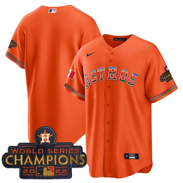 Houston Astros Blank Orange Mexico Cool Base Stitched Jersey - Zenithce