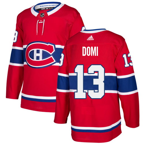 Montreal Canadiens #13 Max Domi Red Stitched Adidas Jersey - Zenithce