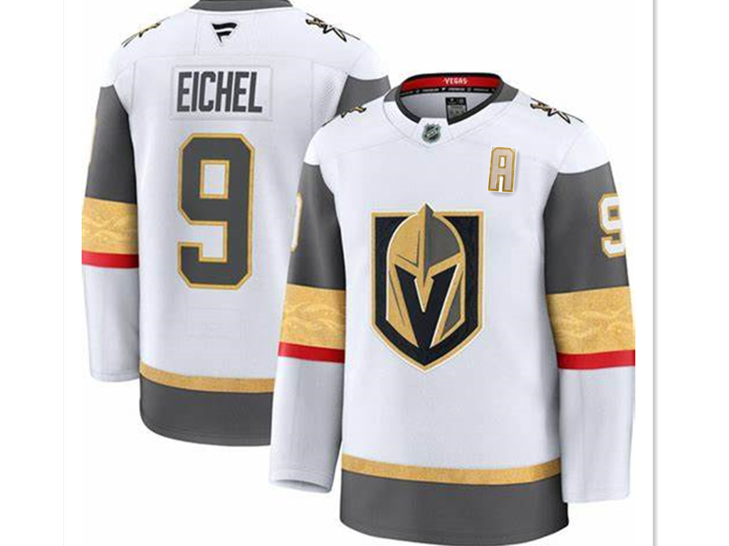 Vegas Golden Knights #9 Jack Eichel White With A Patch Authentic Jersey - Zenithce