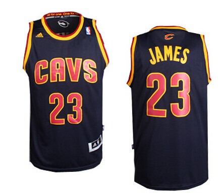 Cleveland Cavaliers #23 LeBron James Revolution 30 Swingman Navy Blue Jersey - Zenithce