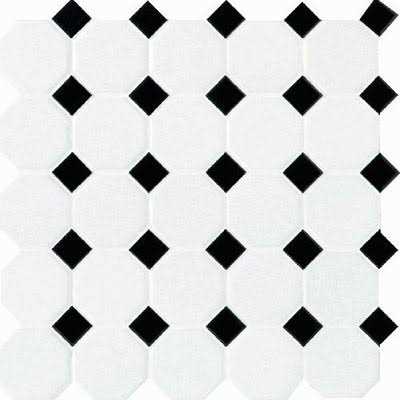 Daltile Octagon & Dot Matte White Dot Tile & Stone - Zenithce