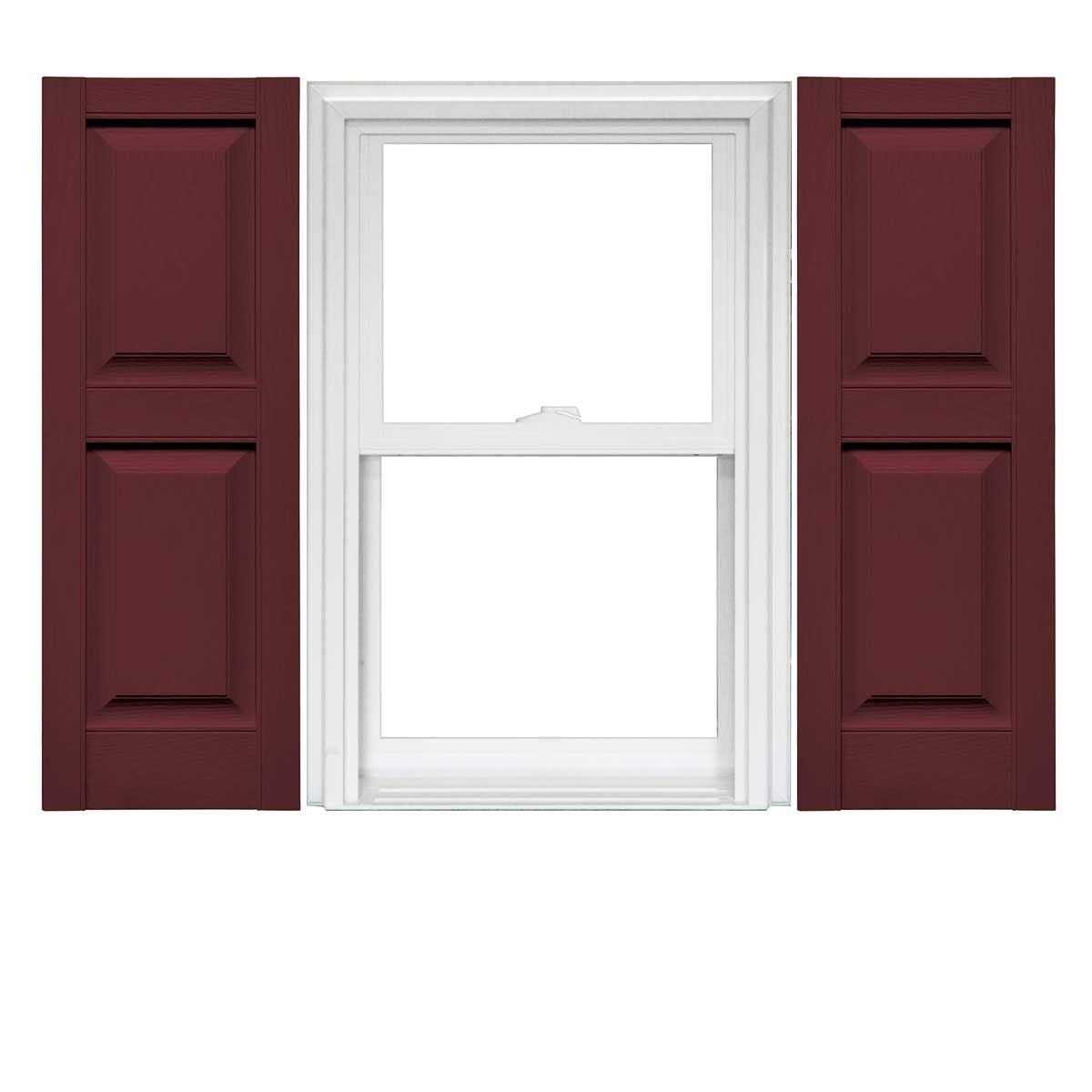 Mid America Raised Panel Vinyl Shutters 1 Pair - Zenithce