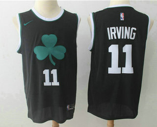 Boston Celtics #11 Kyrie Irving Black 2017-2018 Swingman Stitched Jersey - Zenithce