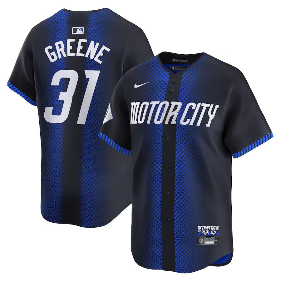 Detroit Tigers Custom 2024 Navy City Connect Cool Base Limited Stitched Jersey - Zenithce