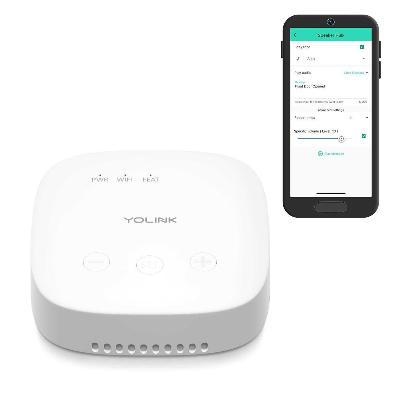 YoLink Hub Central Controller Only for YoLink Devices 1/4 Mile Worlds Longest Range Smart Hub LoRa Enabled Smart Home Automat - Zenithce