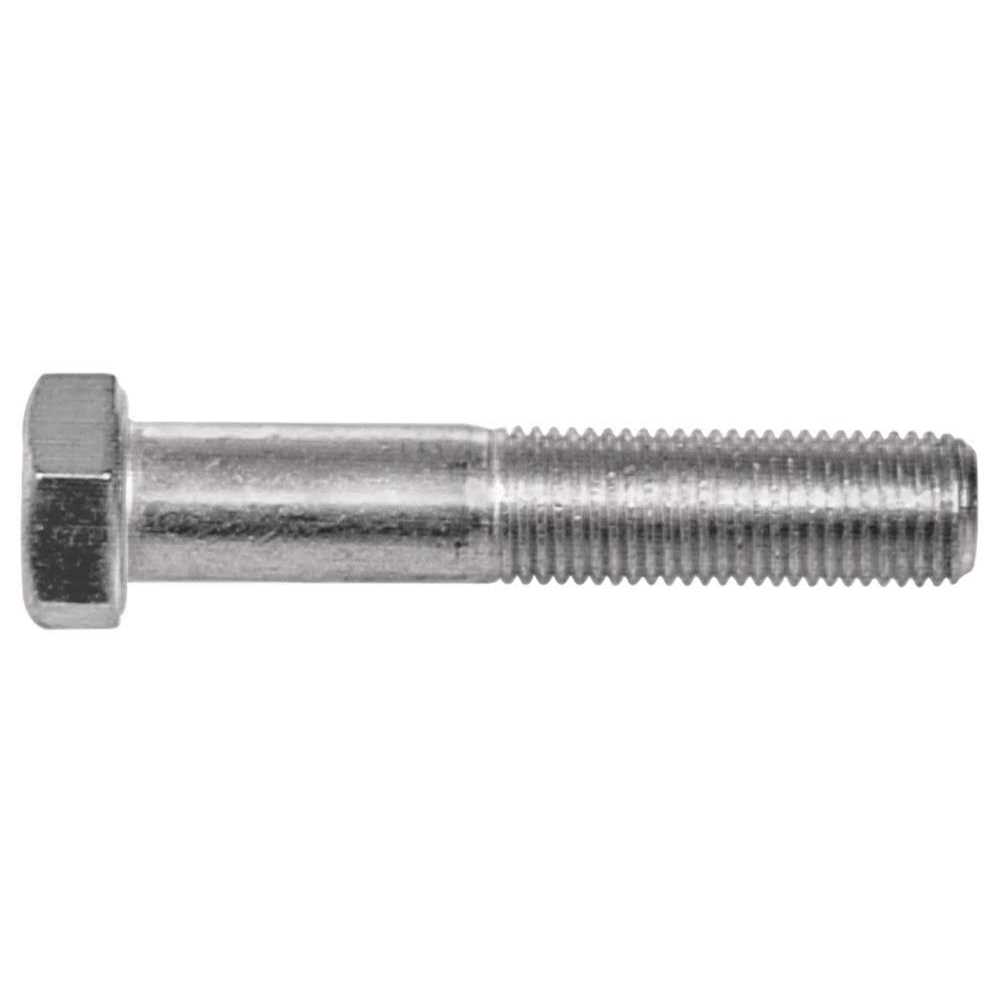 Hillman 12mm x Zinc-Plated Fine Thread Hex Bolt - Zenithce
