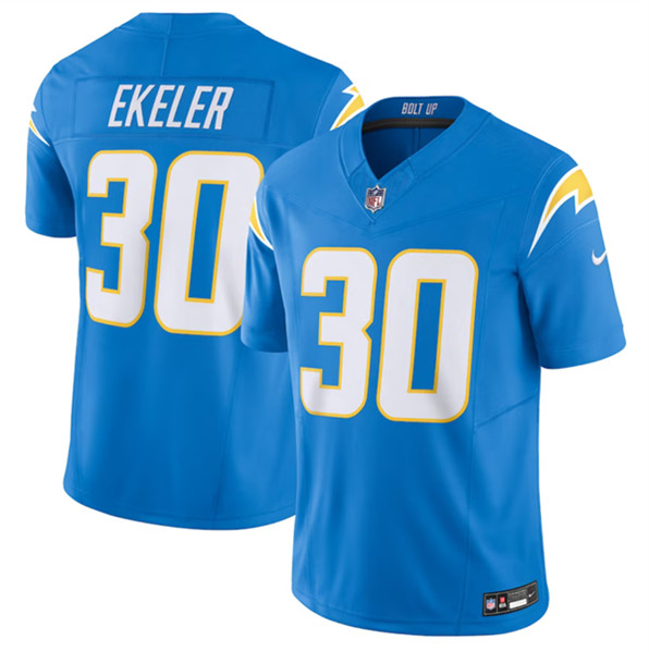 Los Angeles Chargers #30 Austin Ekeler Blue 2023 F.U.S.E. Vapor Untouchable Limited Stitched Jersey - Zenithce