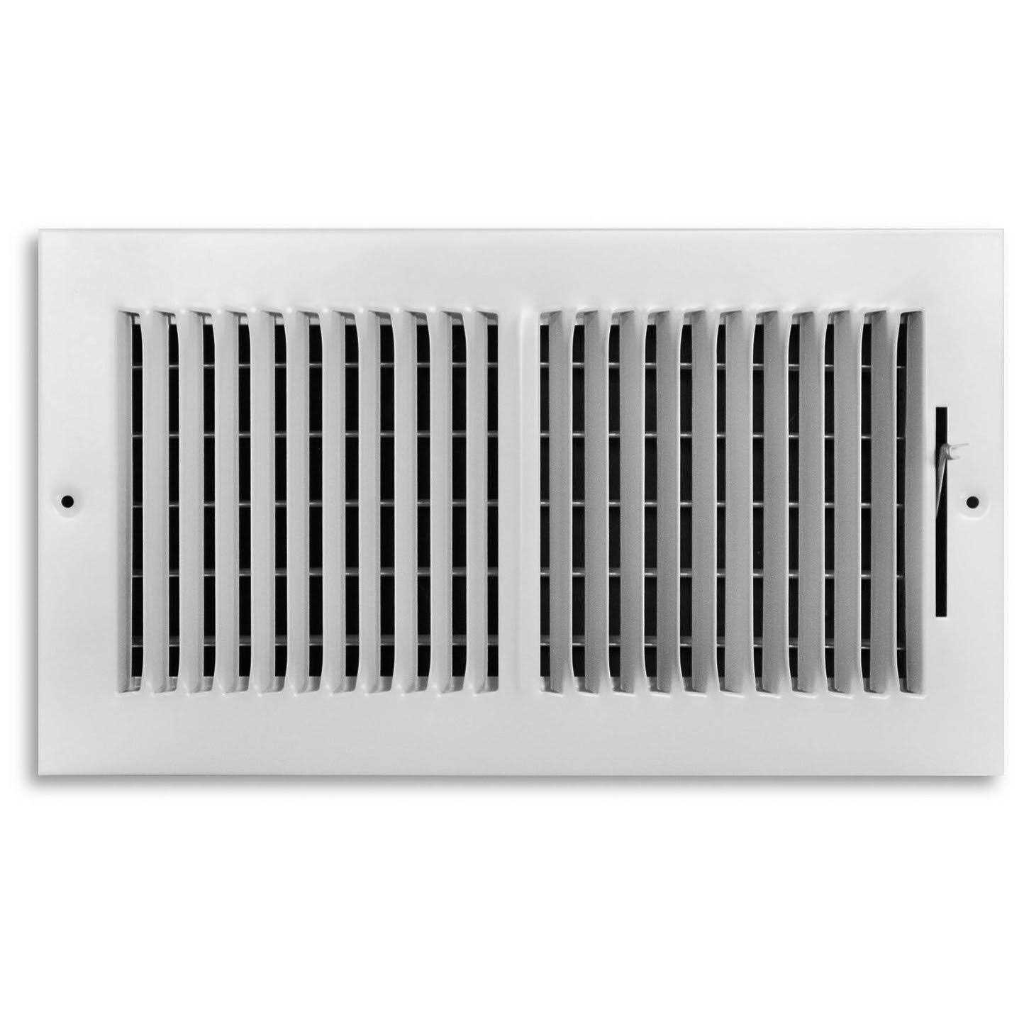 Truaire C102M White 2-Way Wall-Ceiling Register - Zenithce