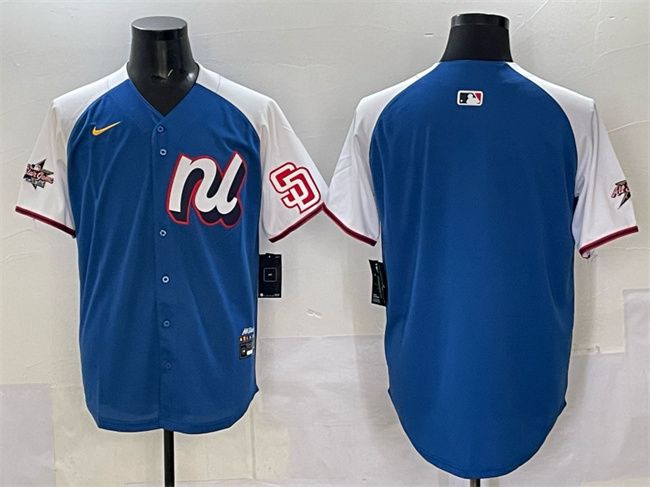 National League San Diego Padres Blank Blue Alternate 2025 All-Star Edition Limited Stitched Jersey - Zenithce