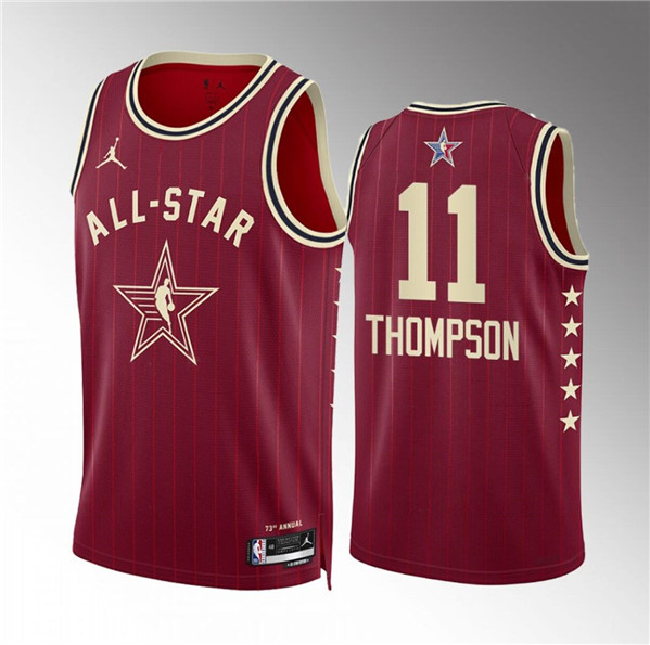 2024 All-Star #11 Klay Thompson Crimson Stitched Jersey - Zenithce