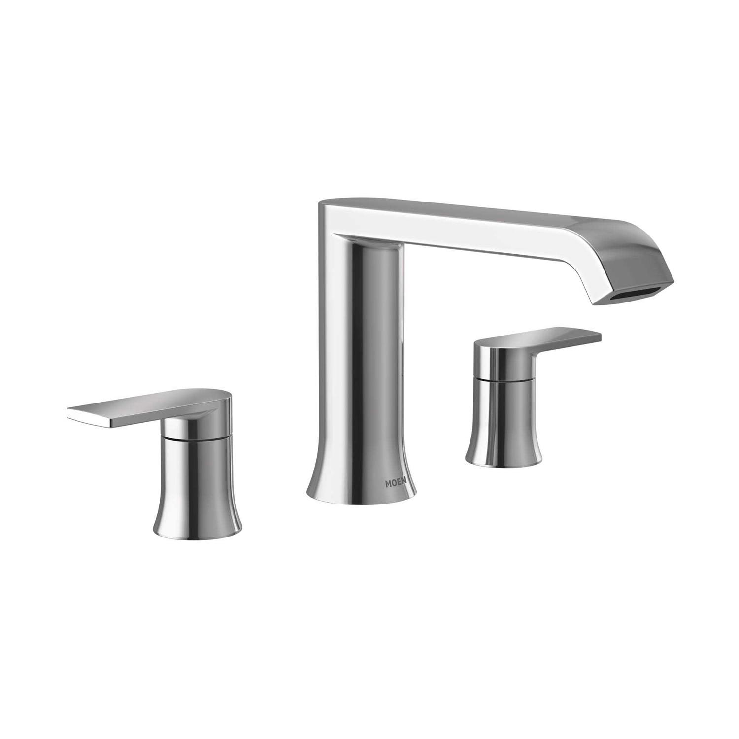Moen Genta Two Handle Roman Tub Faucet T908 - Zenithce