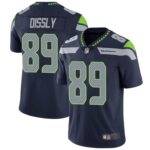 Seattle Seahawks #89 Will Dissly Navy Vapor Untouchable Limited Stitched Jersey - Zenithce